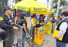 Cuatro detenidos y 180 chips incautados en operativo en mercado de Piura
