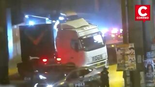 Ate: conductor de tráiler intenta robar unidad y termina reducido a balazos en persecución (VIDEO)