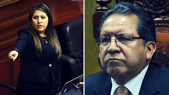 ​Yeni Vilcatoma presenta denuncia constitucional contra el fiscal Pablo Sánchez por fuga de Hinostroza