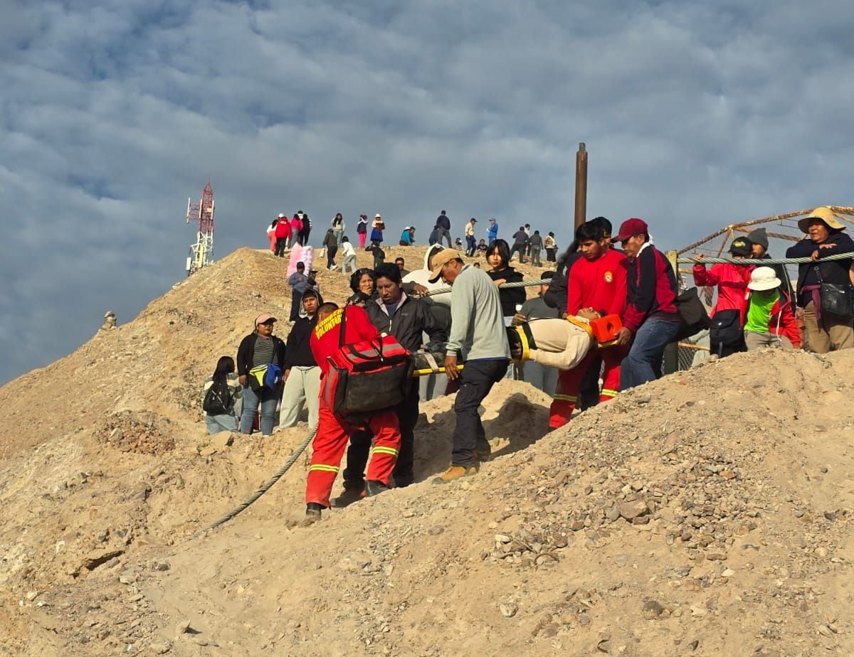Varias personas resultaron con lesiones de consideración en Moquegua. (Foto: Difusión)