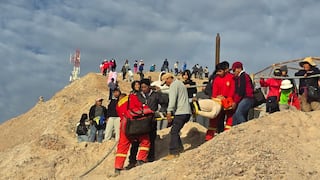 Moquegua: Fieles sufren caídas en peregrinaje a la Cruz El Siglo