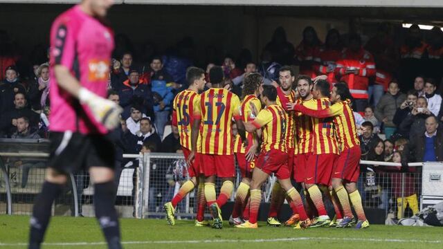 Copa del Rey: Barcelona venció 4-1 a Cartagena
