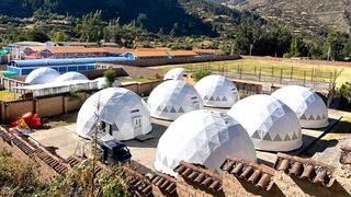 Minedu instala 10 aulas de emergencia tipo domos en I.E de Ayacucho
