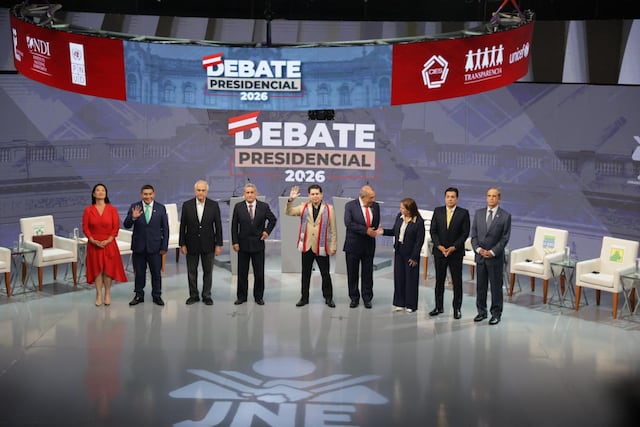 El lado B del quinto día de debate presidencial 2026 (Fotos: GEC)