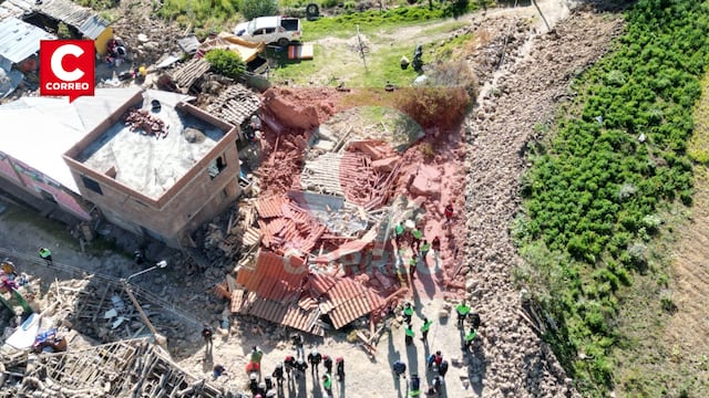 Así quedó Pumpunya tras el sismo que dejó seis fallecidos en Junín