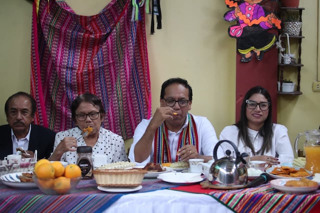 Roberto Sánchez: así fue el desayuno electoral junto a su familia en Huaral (Fotos: Jesús Saucedo/GEC)