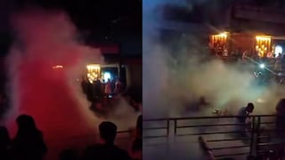 Trujillo: Arrojan gas lacrimógeno dentro de discoteca (VIDEO)