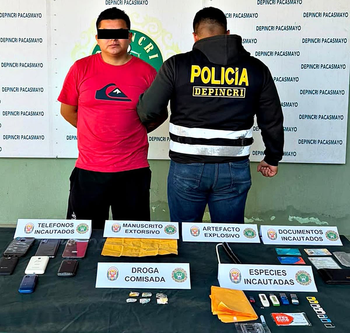 Lo detuvieron durante un operativo en el centro poblado El Milagro, en Pacasmayo.