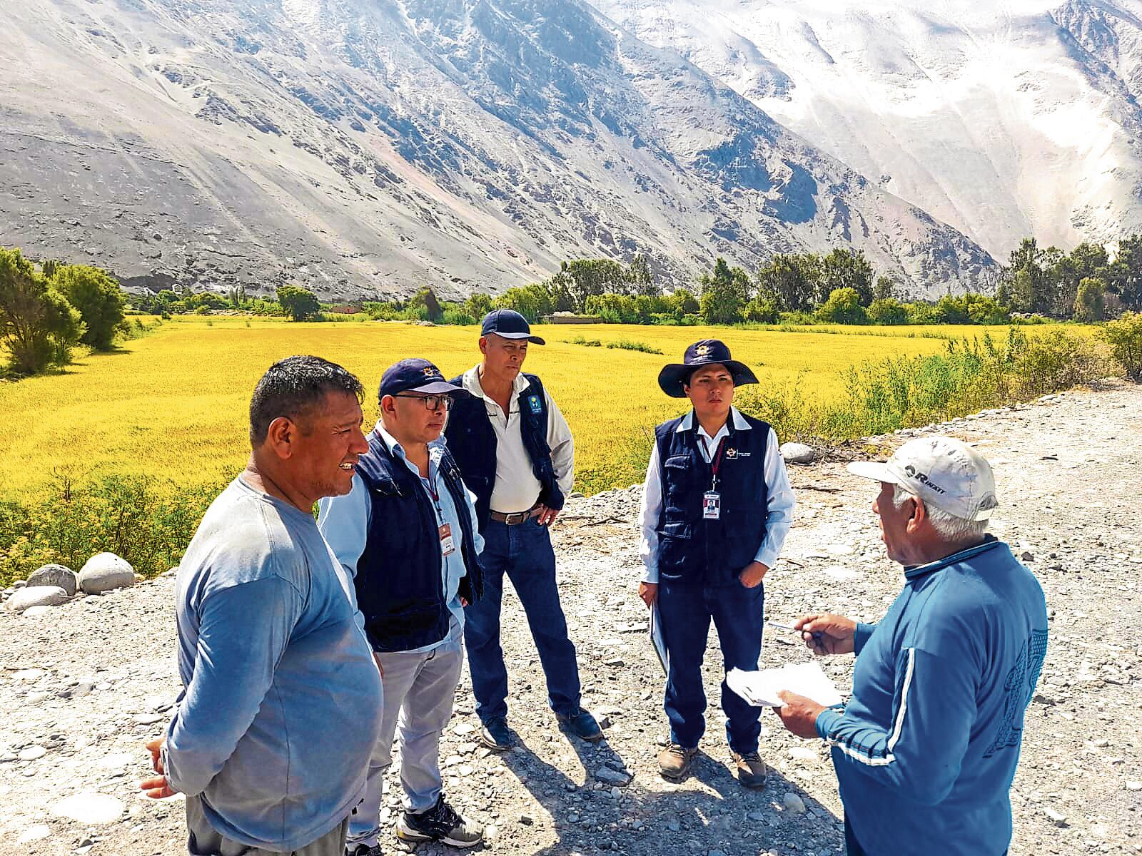 Zonas intervenidas en Ocoña y otras zonas de Arequipa. Foto: GEC.