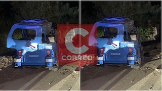 Chincha: mototaxista decide volcar vehículo para evitar robo con arma de fuego