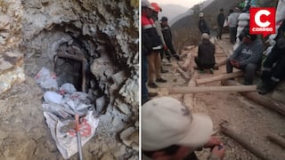 Huancavelica: Derrumbe de mina artesanal deja un muerto y un minero atrapado por más de 50 horas