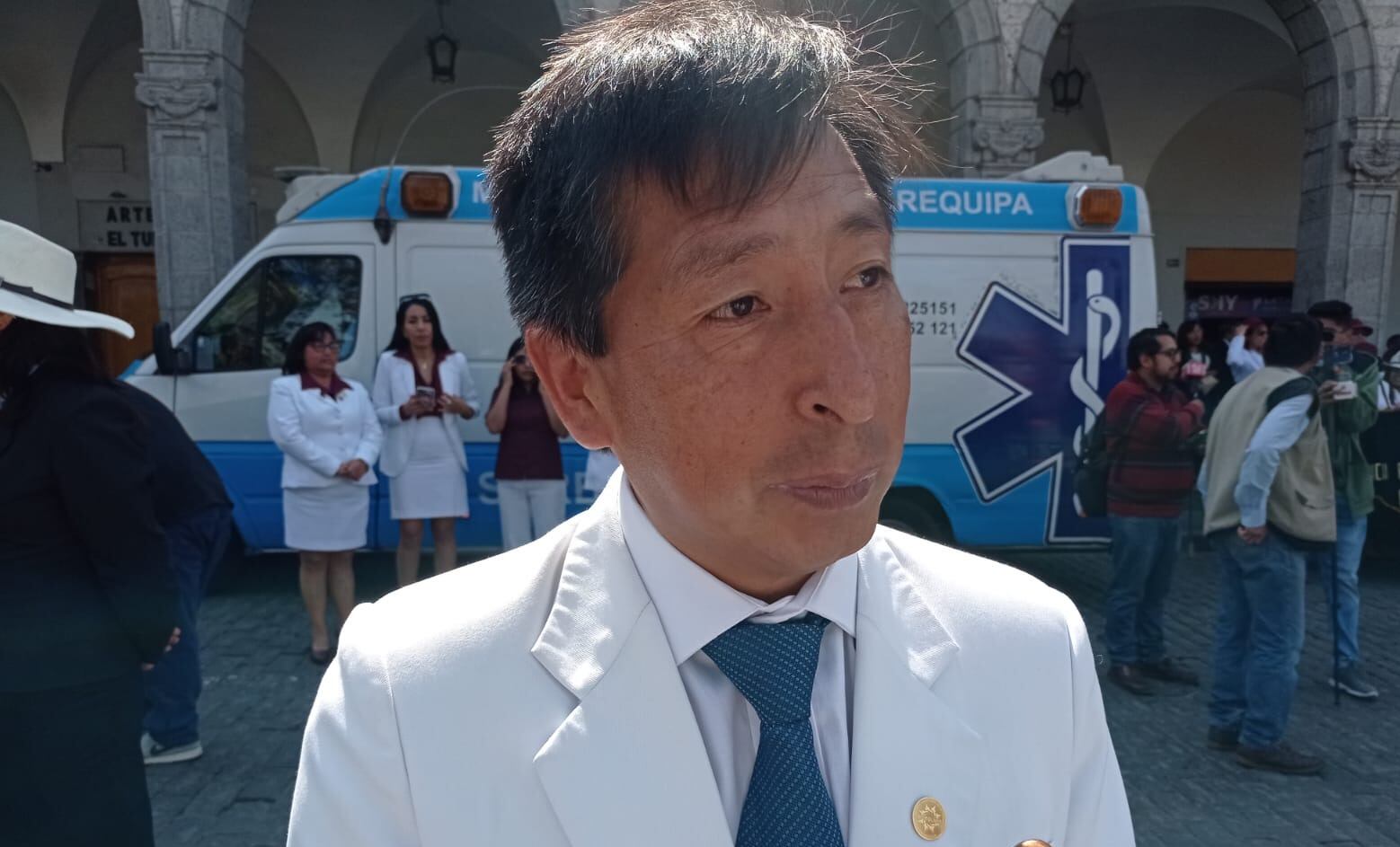 Director del hospital de Majes, Miguel Ángel Yucra. (Foto: GEC)