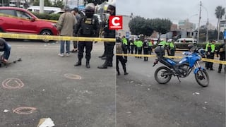 Hombre asesinado a balazos en cruce de las avenidas Faucett y Venezuela (VIDEO)