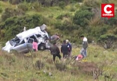 Huancavelica: Caída de camioneta a abismo deja un muerto y ocho heridos