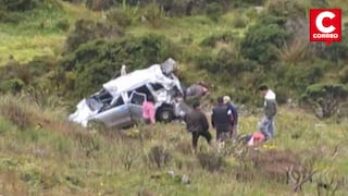 Huancavelica: Caída de camioneta a abismo deja un muerto y ocho heridos