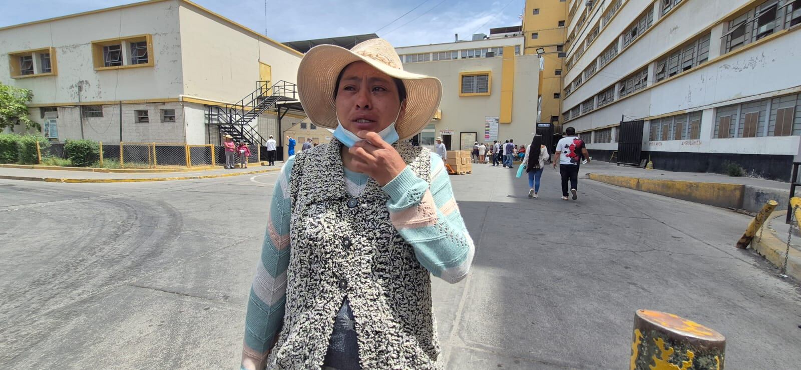 Madre de la pequeña Zeinet (4) espera que pueda recuperarse. Foto: GEC.