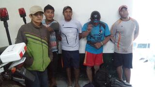Policía interviene a cinco huaqueros en Pomalca