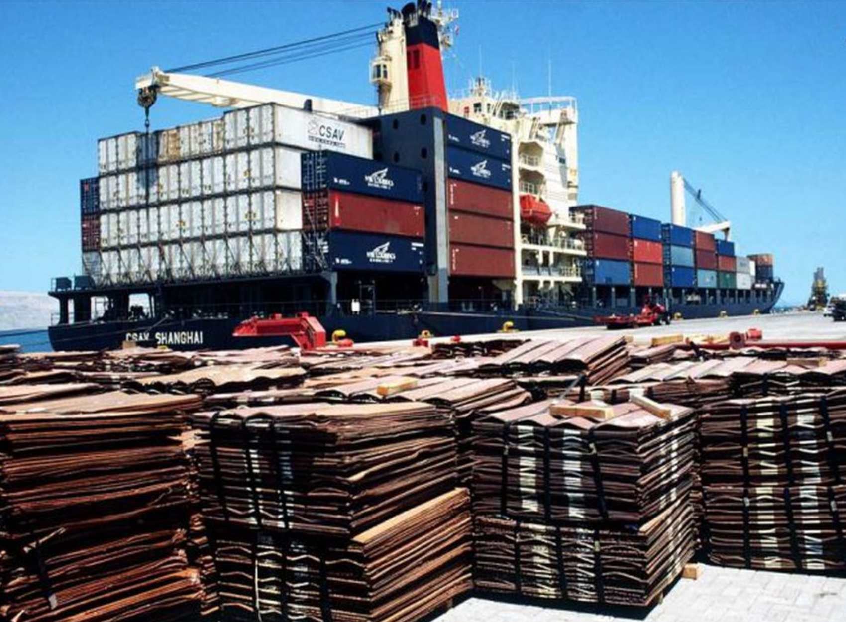 El incremento de las exportaciones de cobre fue básicamente por el incremento del precio en 25%, pero el volumen cayó 14.4%. Foto: Andina