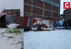 Cochas en emergencia por granizada: Pobladores perdieron cultivos y animales (VIDEO)