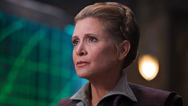 Carrie Fisher terminó sus escenas en Star Wars: Episodio VIII antes de morir