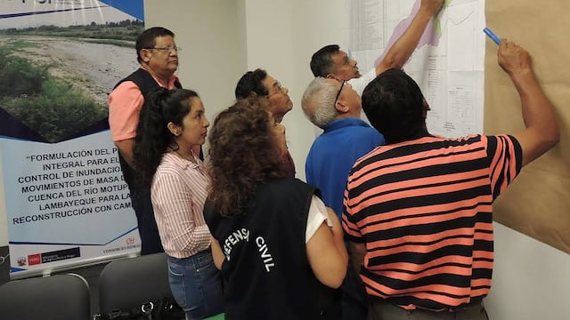 Chiclayo: proponen medidas para prevenir inundaciones y movimientos de masa
