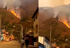 Incendio forestal en Huaral: Población se encuentra en riesgo por avance del fuego