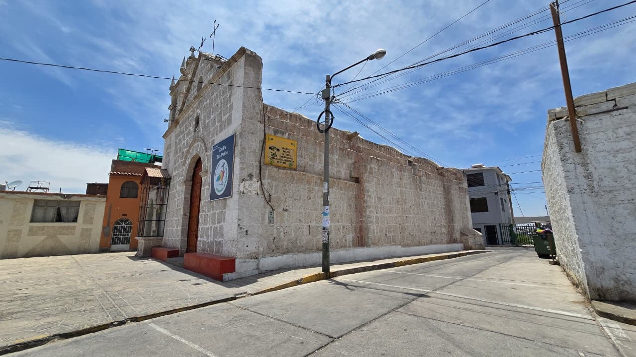 Iglesia de San Pedro en Pachacútec Viejo de Cerro Colorado, Arequipa. (Foto: Yunsu Pariapaza/@photo.gec)