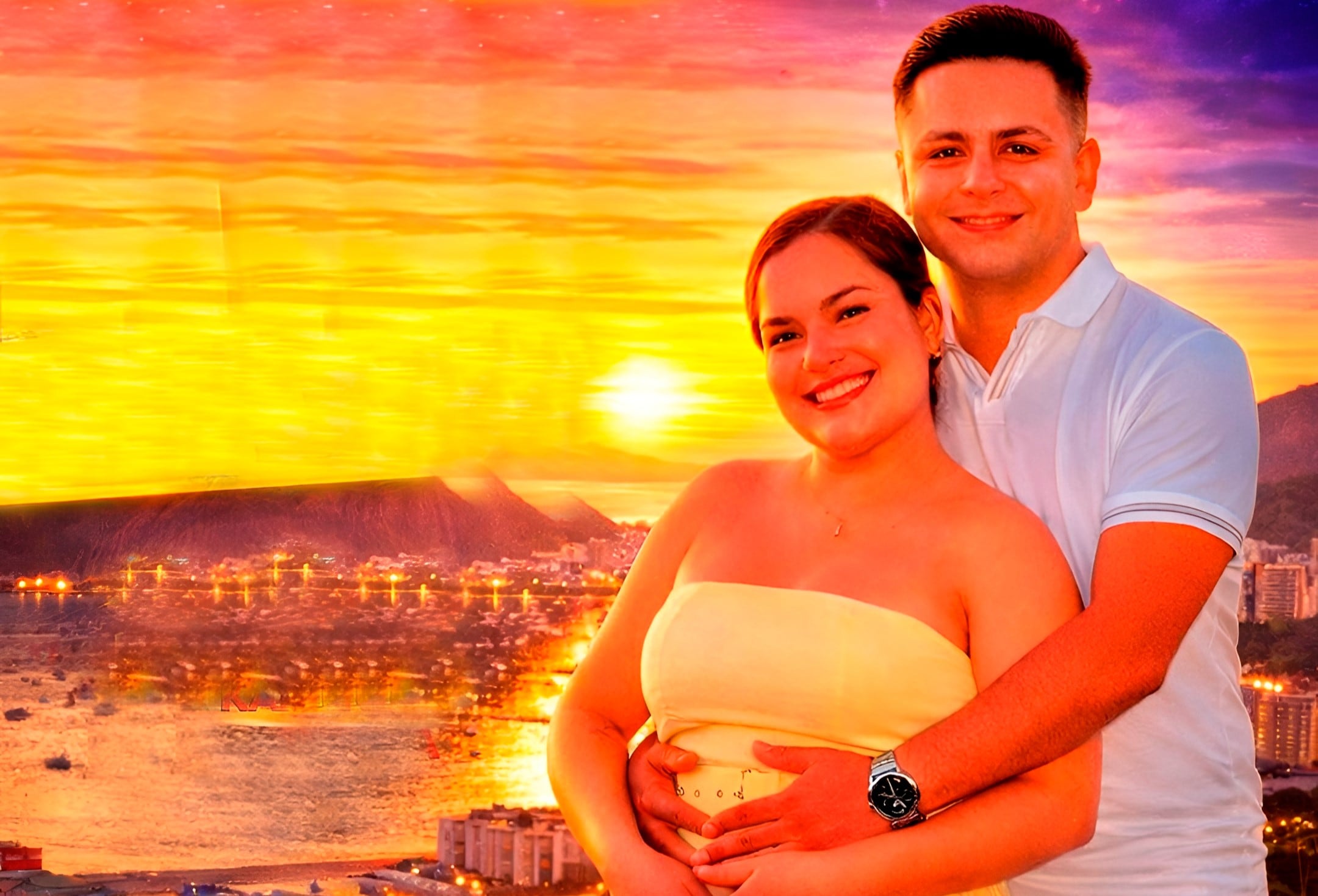 Lesly y Jhon se lucen juntos en románticas vacaciones en el extranjero.