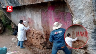 Cusco: Realizan pintas en el Parque Arqueológico de Sacsayhuamán (VIDEO)
