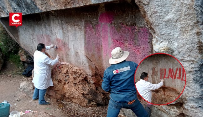Cusco: Realizan pintas en el Parque Arqueológico de Sacsayhuamán (VIDEO)