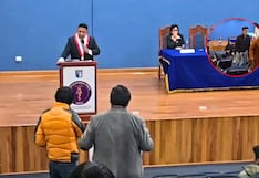 Estudiantes de la UNASAM abandonan evento donde participaba el congresista Esdras Medina (VIDEO)