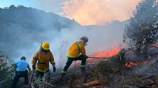 Cae sujeto acusado de iniciar incendio forestal en Sacsayhuamán (FOTOS)