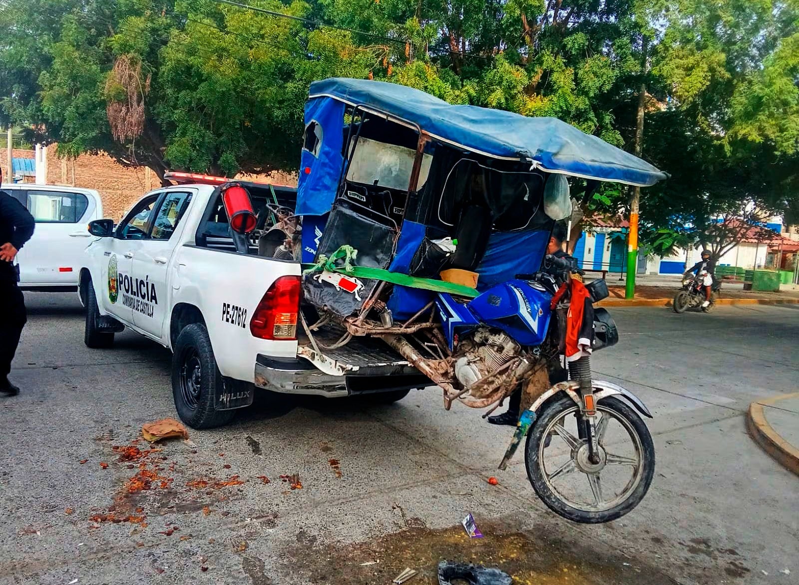 Piura: Un muerto y un herido deja choque de vehículos en Sullana