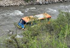 Tragedia en Áncash: Bus cae al río Puchka, deja una mujer fallecida y más de diez heridos