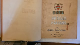 Perú recupera manuscrito de 1942 con acuarelas de piezas del Museo Nacional, tras ser hallado en Brasil