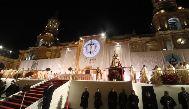 Corpus Christi iluminará la Plaza de Armas de Arequipa. Foto: Arzobispado de Arequipa.