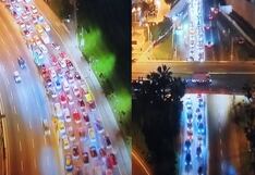 Caos en Costa Verde: Cierre vehicular en la Bajada Armendáriz ocasiona gran congestión