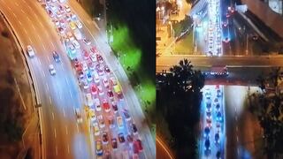 Caos en Costa Verde: Cierre vehicular en la Bajada Armendáriz ocasiona gran congestión