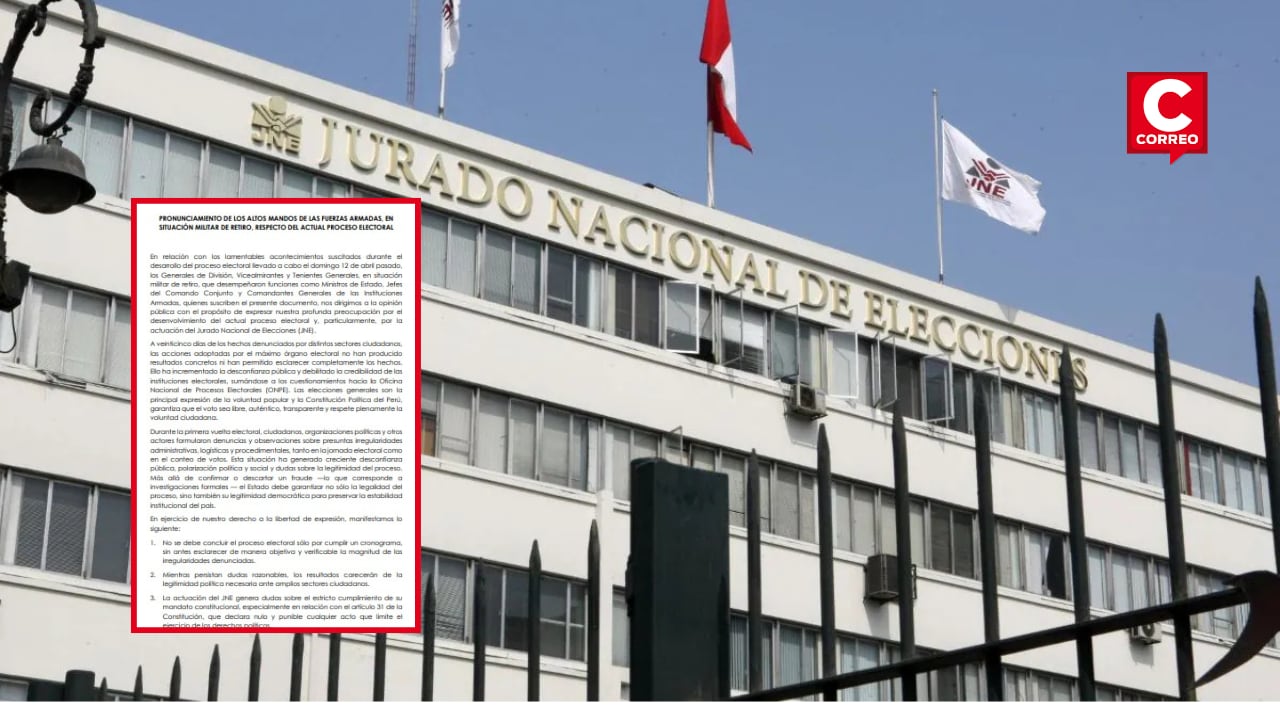 Altos mandos en retiro demandan medidas extraordinarias para garantizar legitimidad electoral.