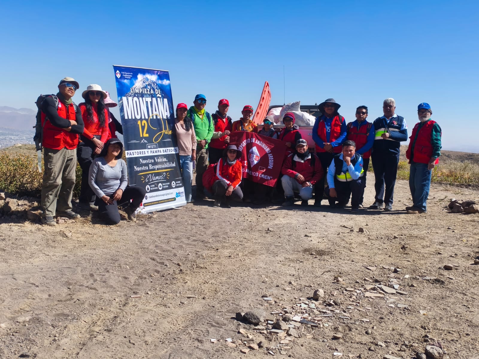 Retiran 372 kilos de basura de las faldas del Misti y Fiscalía constata botadero de escombros