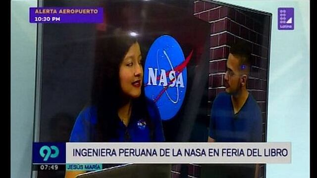 Ingenieria peruana en la NASA brinda charla en la Feria Internacional del Libro