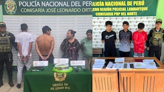 Policía desarticula bandas dedicadas a la venta de drogas en Chiclayo