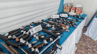 Sucamec incauta 3,500 armas de fuego este año en Piura