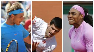 Roland Garros: Rafael Nadal, Novak Djokovic y Serena Williams buscan los cuartos 