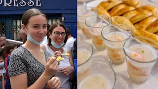 Comida peruana llega por primera vez a pueblo medieval de Francia