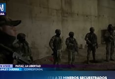 Liberan a 33 mineros retenidos en socavón tras operativo en Pataz