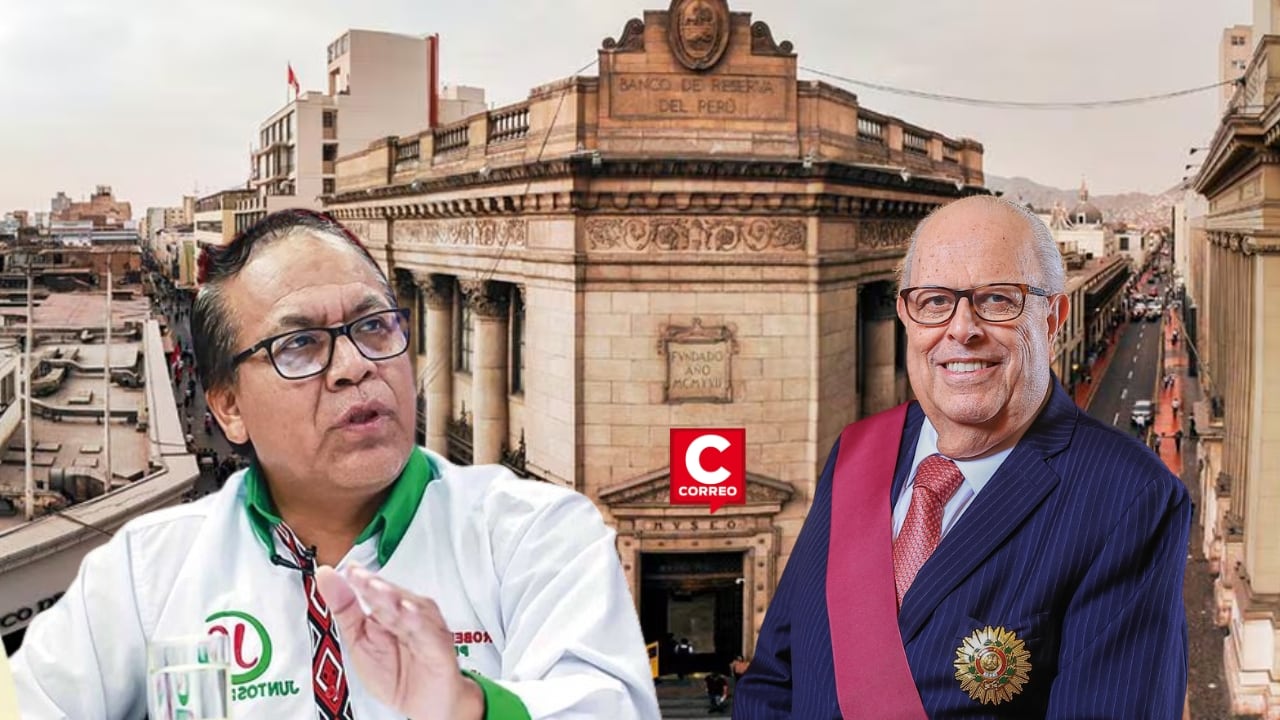 Roberto Sánchez no descarta diálogo con Julio Velarde pese a intenciones de removerlo del BCR. Composición: Diario Correo.