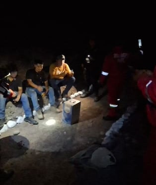 Marcelo Alejandro Acho Mamani (25), Dante Jair Pando Mamani y Miguel Ángel Arapa Chuchón (32) fueron rescatados. (Foto: Difusión)