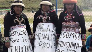 Las Bambas: Presentarán proyecto de ley para la amnistía de comuneros denunciados tras manifestaciones