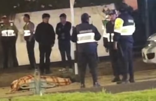 Hombre murió en la Av. Aviación en el distrito de Cerro Colorado